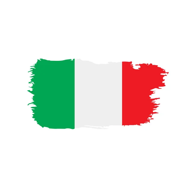 Italia bandiera, illustrazione vettoriale — Vettoriale Stock