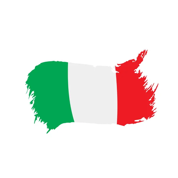 Флаг Италии, векторная иллюстрация — стоковый вектор