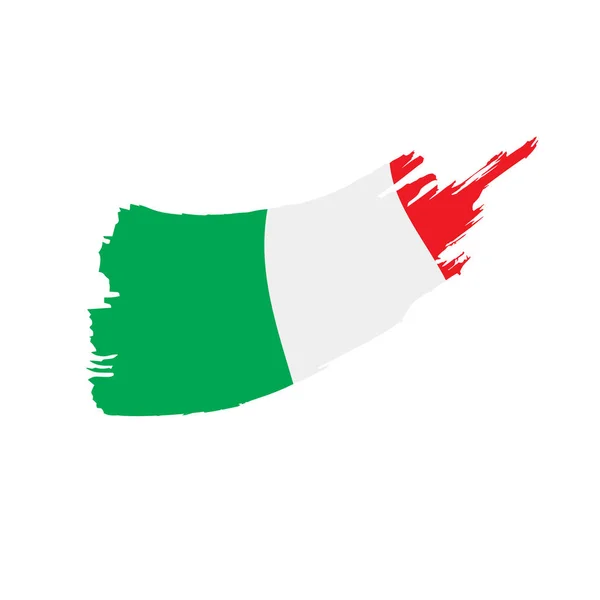 Italy flag, vector illustration — Stock Vector