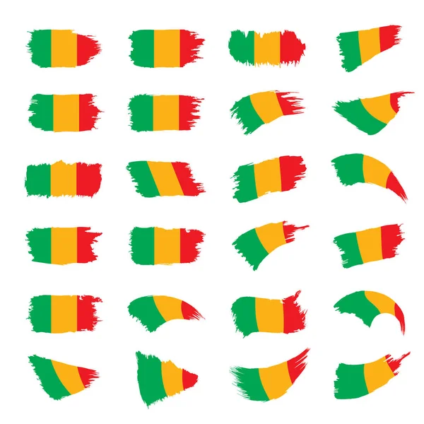 Mali flag. Vector — Stock Vector