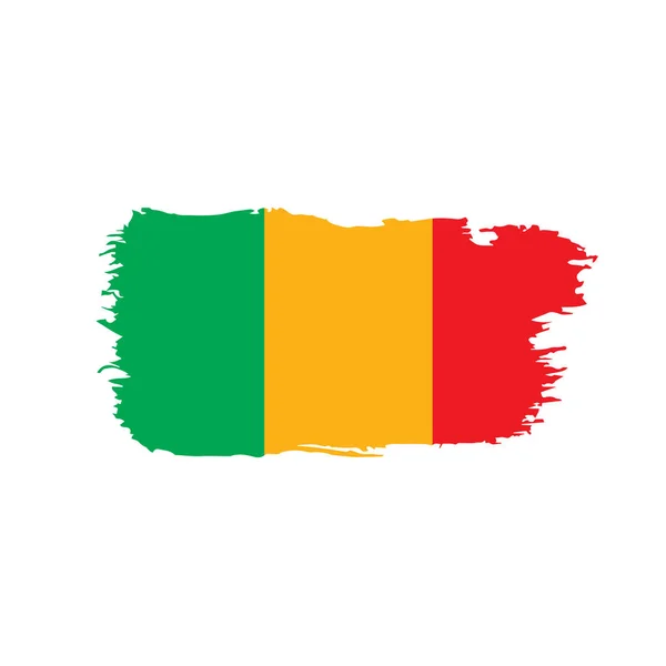 Mali flag. Vector — Stock Vector