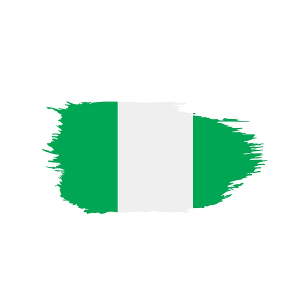 Σημαία nigeria, διανυσματική απεικόνιση — Διανυσματικό Αρχείο