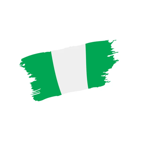 Нігерський прапор, векторна ілюстрація — стоковий вектор