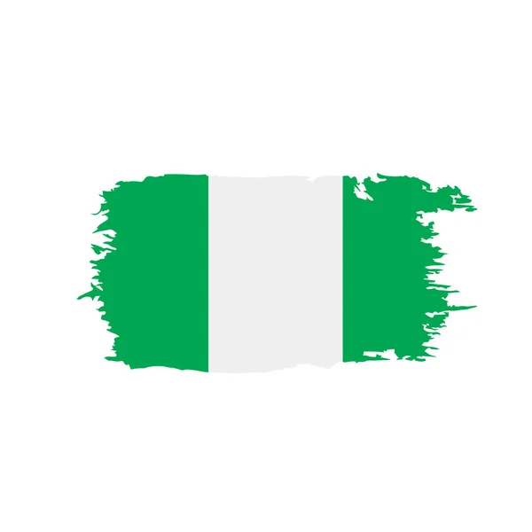Нігерський прапор, векторна ілюстрація — стоковий вектор