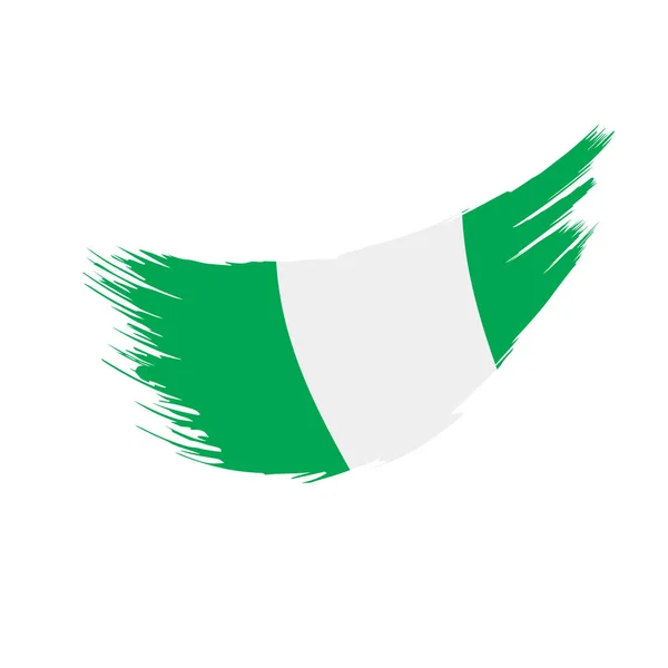 Bandeira da Nigéria, ilustração vetorial — Vetor de Stock