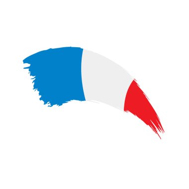 Fransa bayrağı, vektör çizim