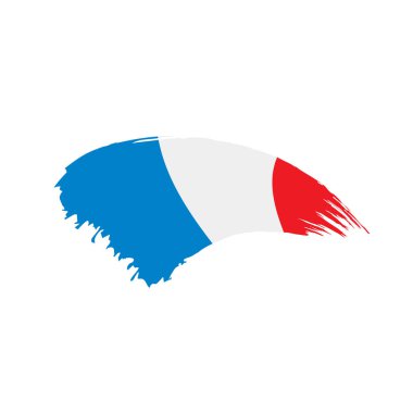 Fransa bayrağı, vektör çizim