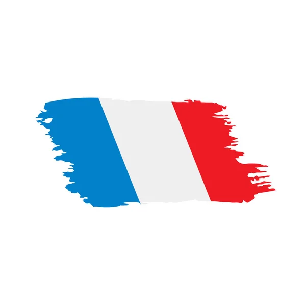 Frankreich Flagge, Vektor Illustration — Stockvektor