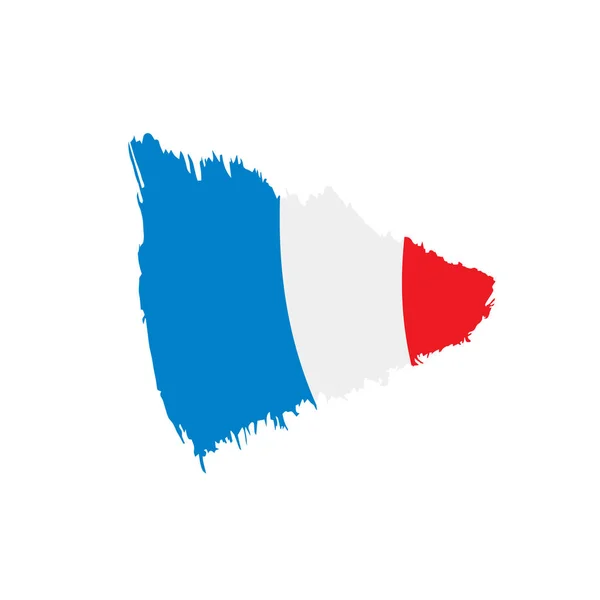 Bandera de Francia, ilustración vectorial — Vector de stock