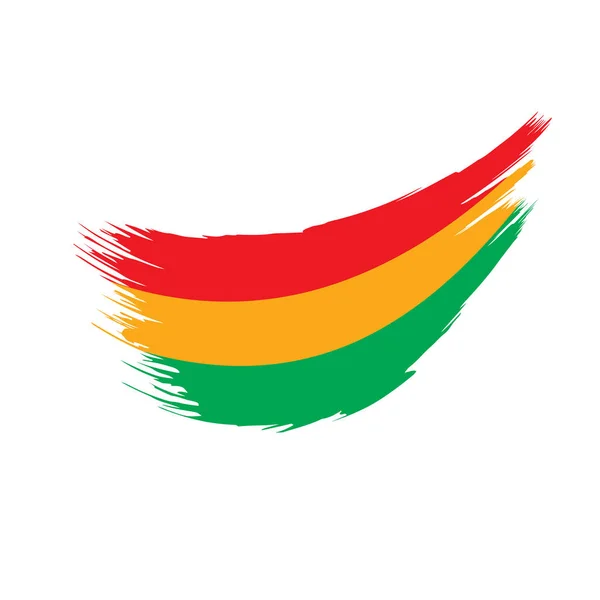 Bandeira da Bolívia, ilustração vetorial — Vetor de Stock