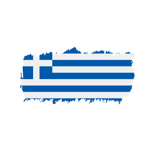 Griechische Flagge, Vektorabbildung — Stockvektor