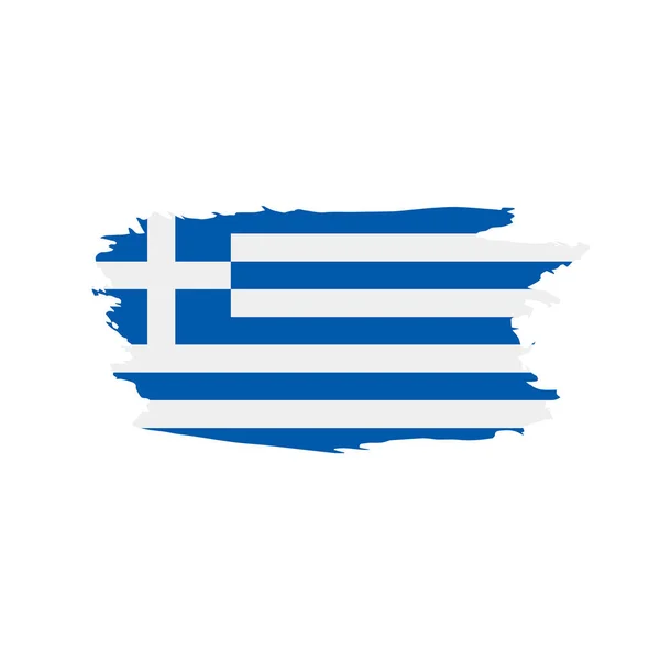 Bandera de Grecia, ilustración vectorial — Archivo Imágenes Vectoriales