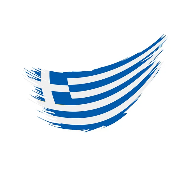 Bandera de Grecia, ilustración vectorial — Archivo Imágenes Vectoriales