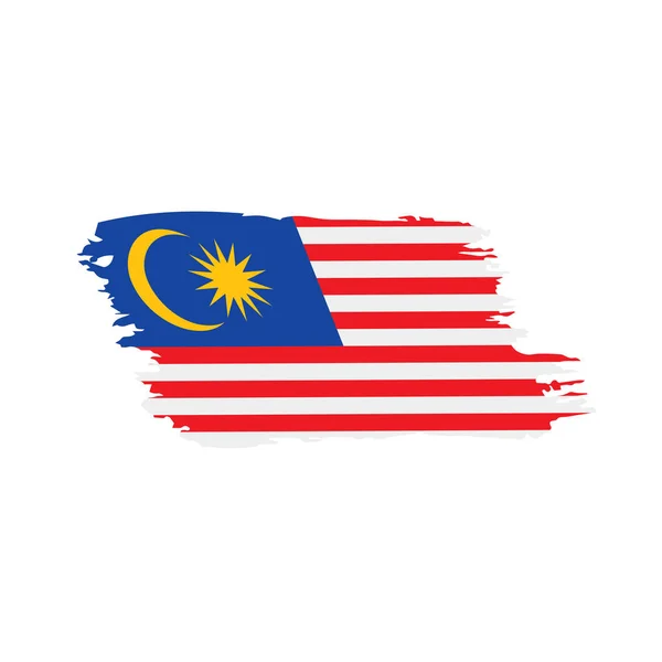 马来西亚旗子, 媒介例证 — 图库矢量图片