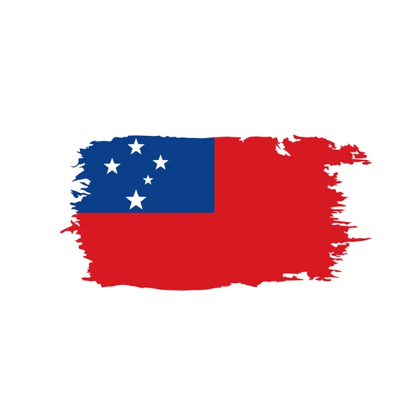 Samoa flag, vector illustration — Stock Vector