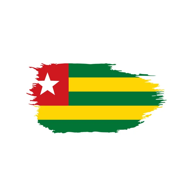 Togo bandera, ilustración vectorial — Vector de stock