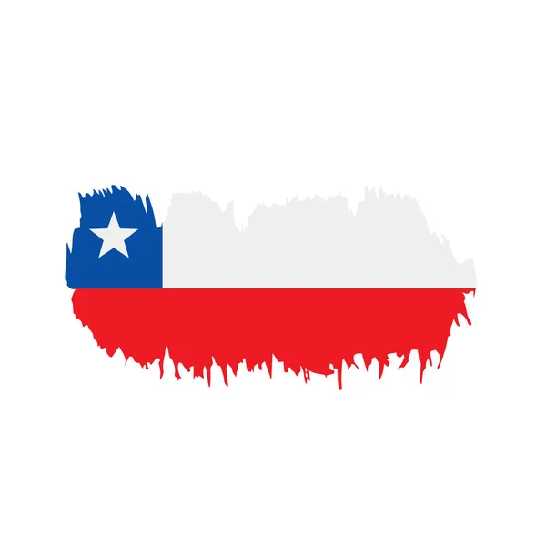 Чилійський прапор, ілюстрація — стоковий вектор