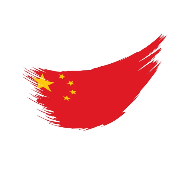 Bandeira da China, ilustração vetorial — Vetor de Stock