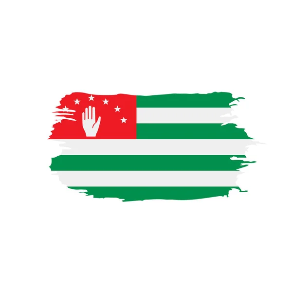 Abchasische Flagge, Vektorillustration — Stockvektor