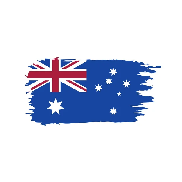 Australia bandiera, illustrazione vettoriale — Vettoriale Stock
