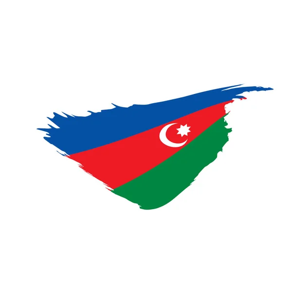 Bandera de Azerbaiyán, ilustración vectorial — Vector de stock