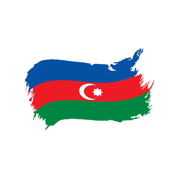 Bandeira do Azerbaijão, ilustração vetorial — Vetor de Stock