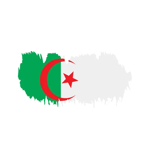 アルジェリアの国旗、ベクトル イラスト — ストックベクタ