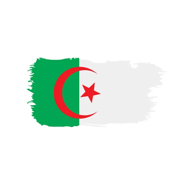 Drapeau Algérie, illustration vectorielle — Image vectorielle