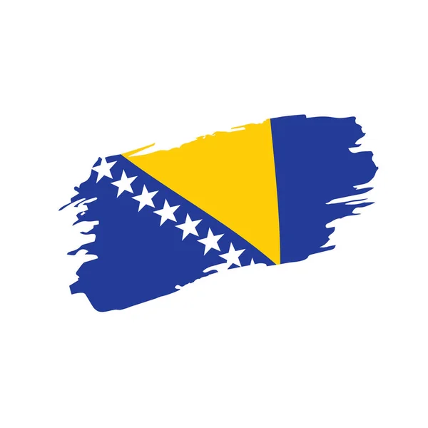 Bosnia and Herzegovina flag, vector illustration — Stock Vector