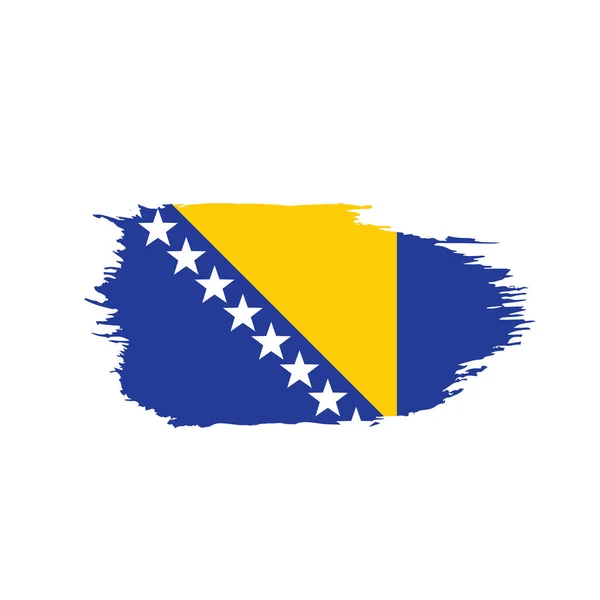 बोस्निया और हर्जेगोविना ध्वज, वेक्टर चित्र — स्टॉक वेक्टर