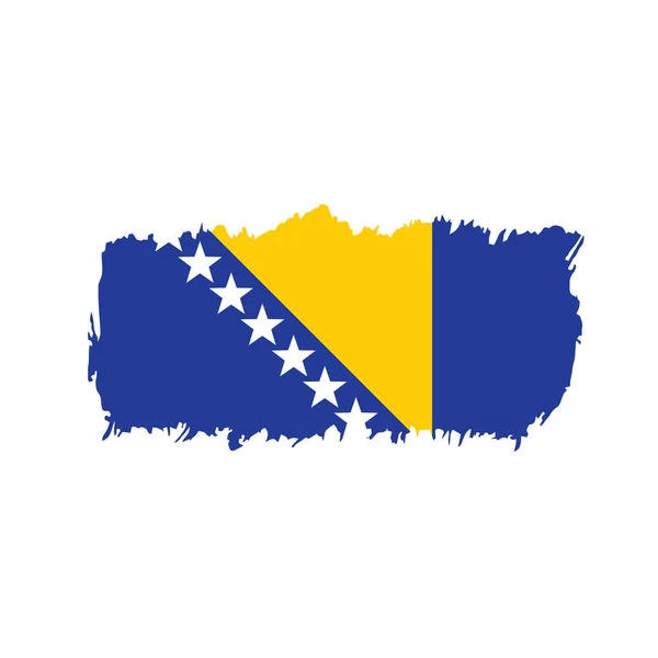 Bosnia and Herzegovina flag, vector illustration — Stock Vector