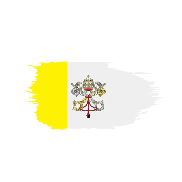 Vatican flag, vector illustration — Stock Vector