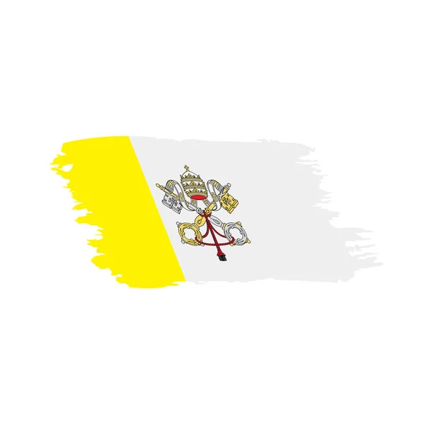 Vatikán vlajka, vektorové ilustrace — Stockový vektor