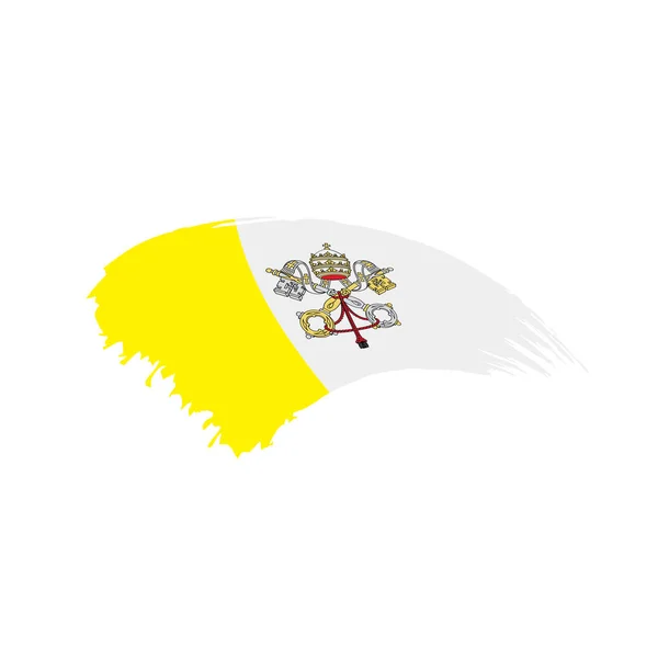 Bandera del Vaticano, ilustración vectorial — Archivo Imágenes Vectoriales