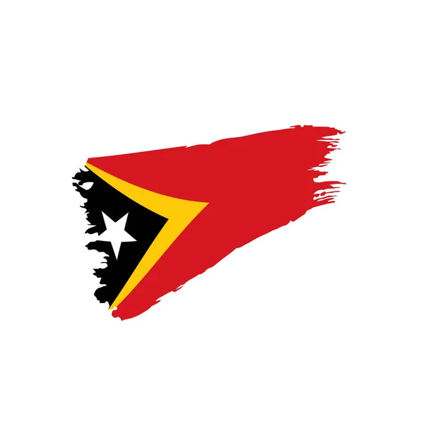 Osttimor-Flagge, Vektorabbildung — Stockvektor