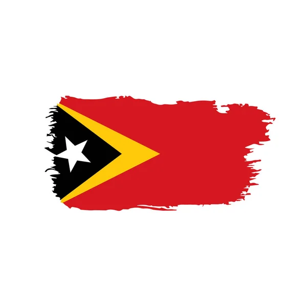 东帝汶国旗, 矢量插图 — 图库矢量图片