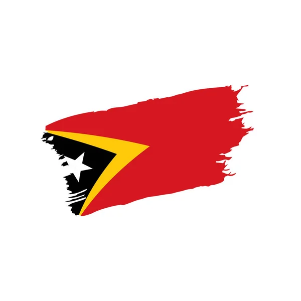 Osttimor-Flagge, Vektorabbildung — Stockvektor