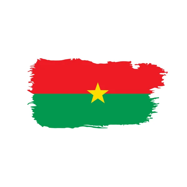 Σημαία της Μπουρκίνα Φάσο, εικονογράφηση διάνυσμα — Διανυσματικό Αρχείο