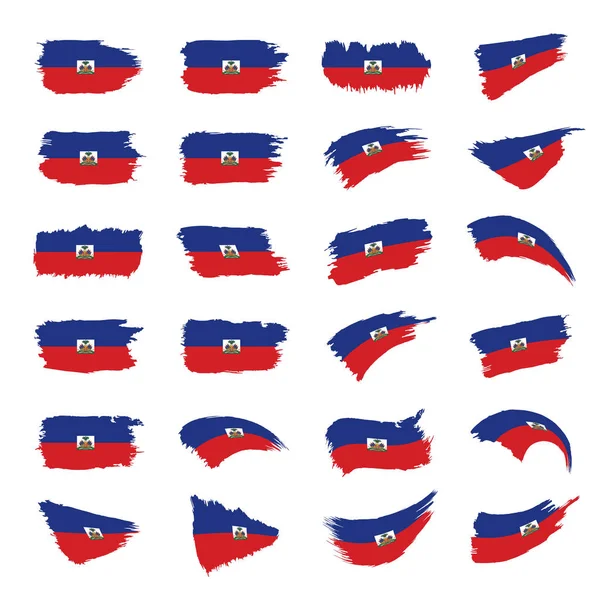 Haiti flag, vektorillustration — Stockvektor