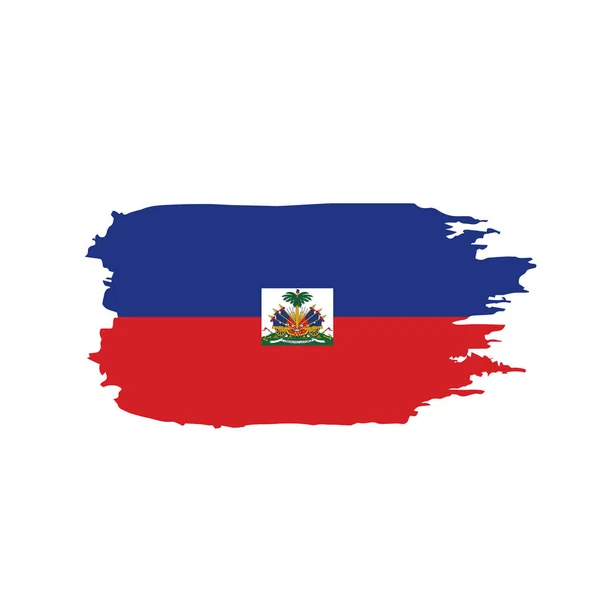 Haiti flagga, vektorillustration — Stock vektor
