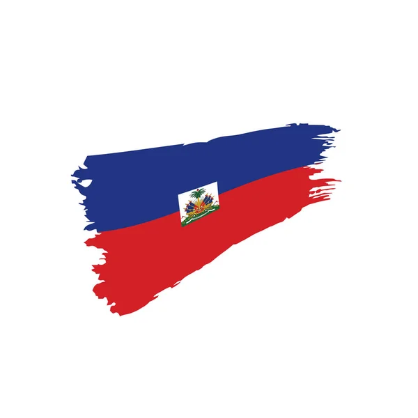 Haiti flagga, vektorillustration — Stock vektor