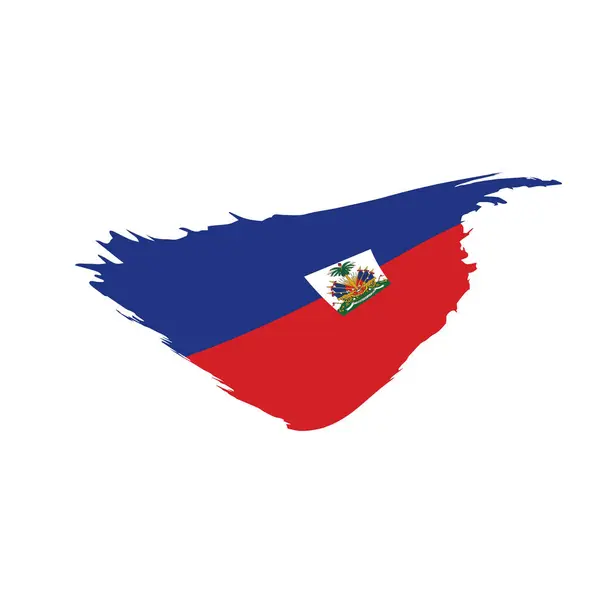 Haiti flagga, vektorillustration — Stock vektor