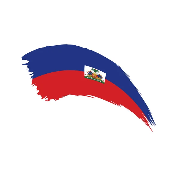 Vlajka Haiti, vektorové ilustrace — Stockový vektor