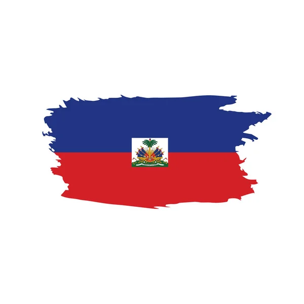 Haiti zászló, vektoros illusztráció — Stock Vector