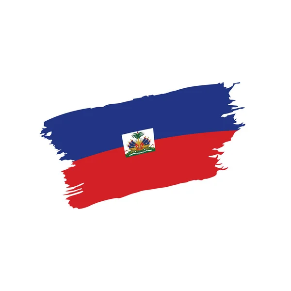 Haiti flagga, vektorillustration — Stock vektor