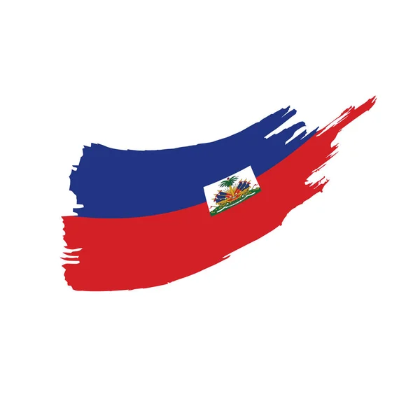 Haiti flagga, vektorillustration — Stock vektor
