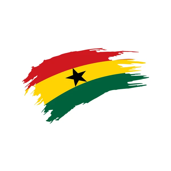 Flaga Ghany, ilustracji wektorowych — Wektor stockowy