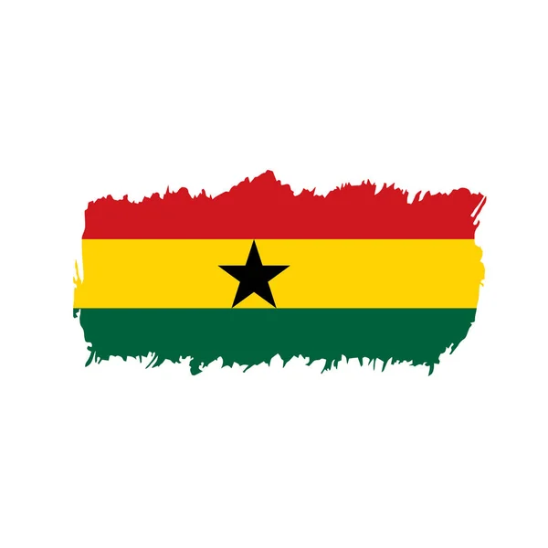 ガーナの旗、ベクトル イラスト — ストックベクタ