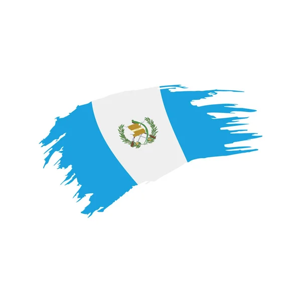 Bandera de Guatemala, vector de ilustración — Archivo Imágenes Vectoriales