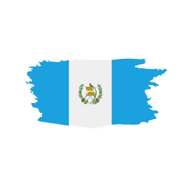 Σημαία της Γουατεμάλας, εικονογράφηση διάνυσμα — Διανυσματικό Αρχείο